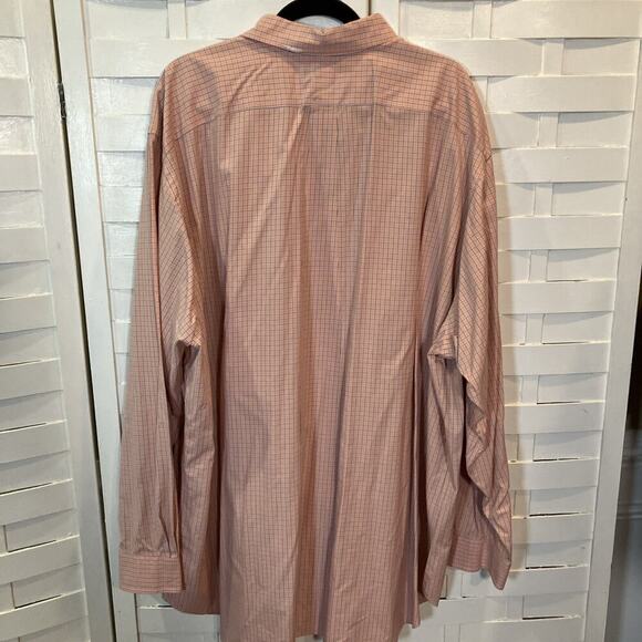 Ralph Lauren Mens 20 / 38 / 39 Tall Classic Fit Checked Button Down Shirt FLAW - Picture 10 of 11